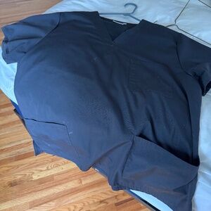 scrub set dark blue